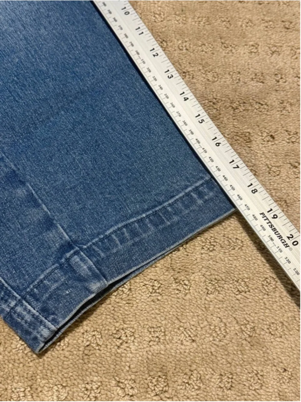 Flamingals Barrel Leg Mid Waist Capri Jeans for Women Wash Pocket Side Cargo S